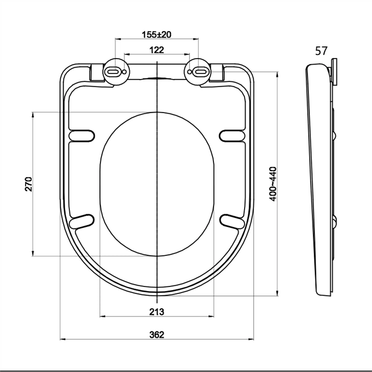 size-of-western-toilet-seat